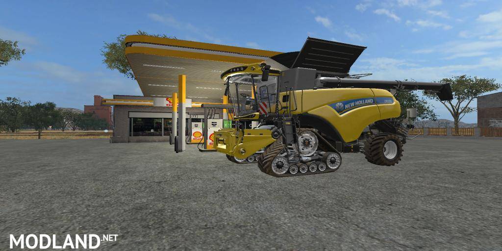 New Holland CR1090 Wider wheels