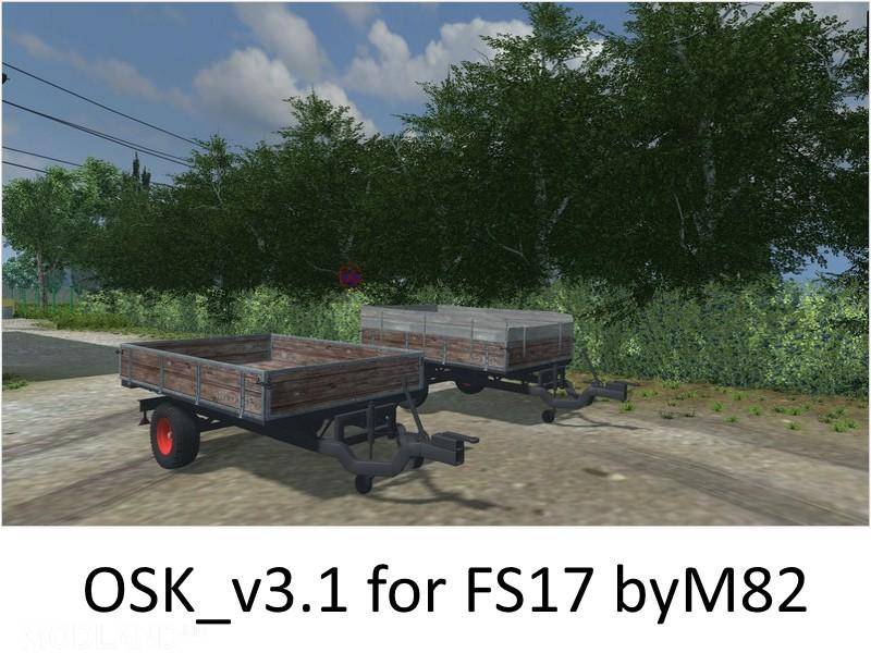 OSK single axle trailer