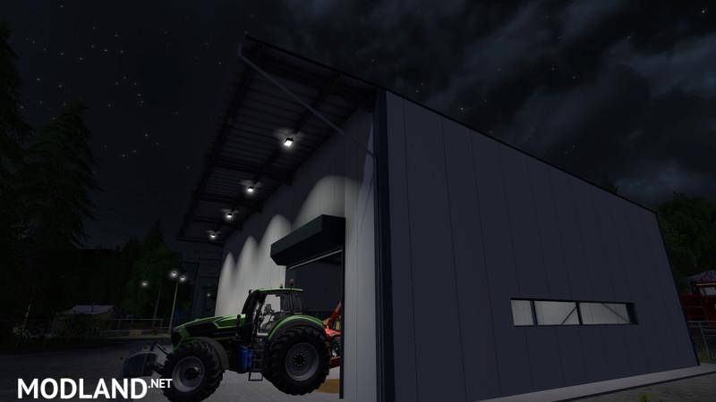 Placeable (industrial) hall