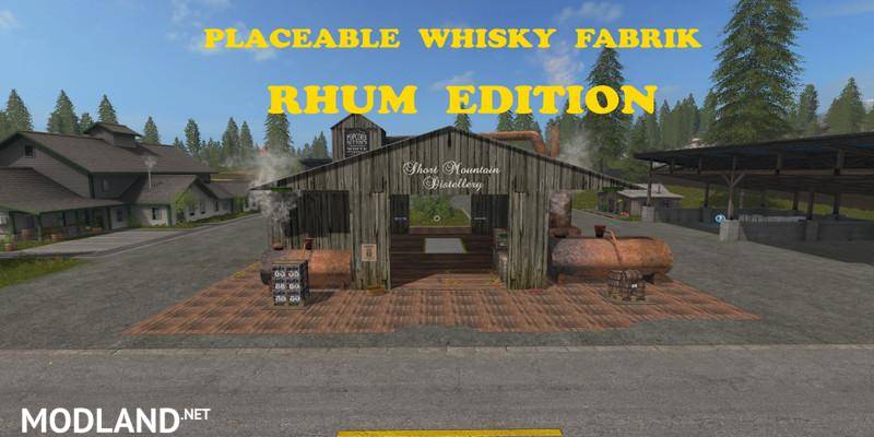 Placeable Whiskey Factory RHUM Edition