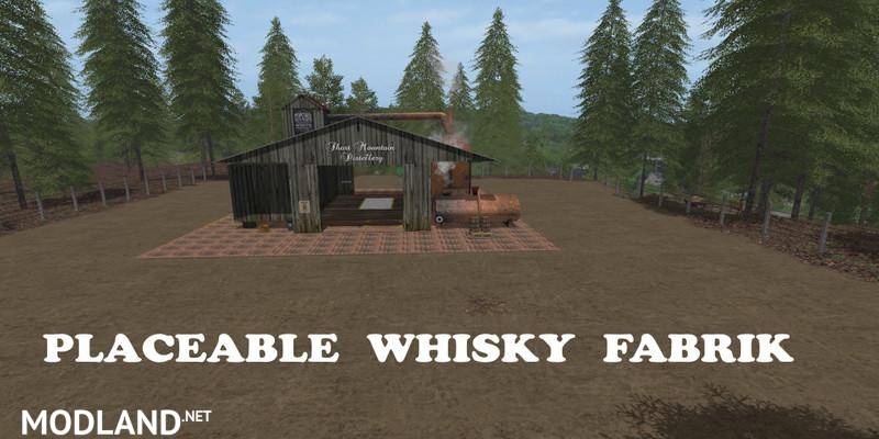 Placeable whiskey factory
