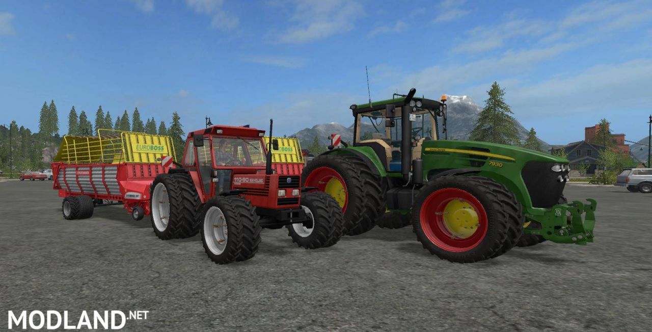 Pottinger EuroBoss 330T with twin tires