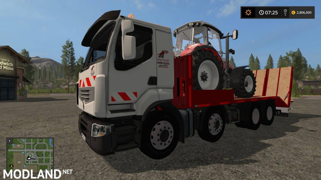 Renault Tieflader Rampen