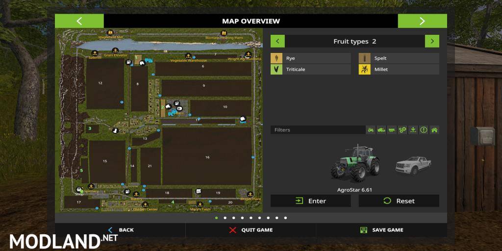 Russian Farmer Map