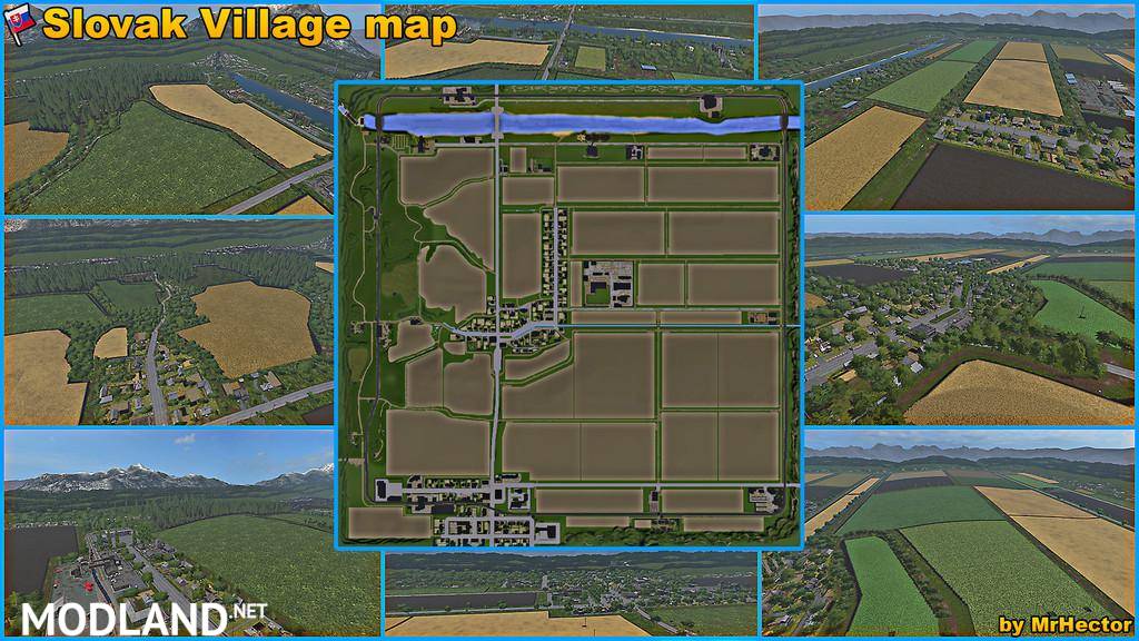 Slovak Village Map