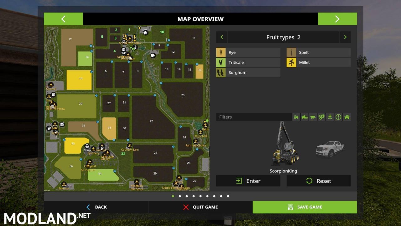 Snettertons Farm Map