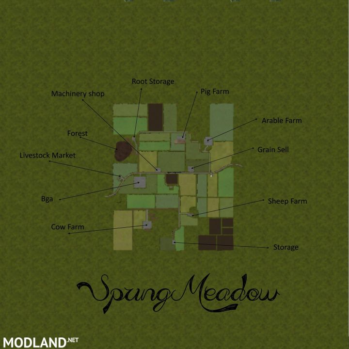 Springmeadow Farm Map
