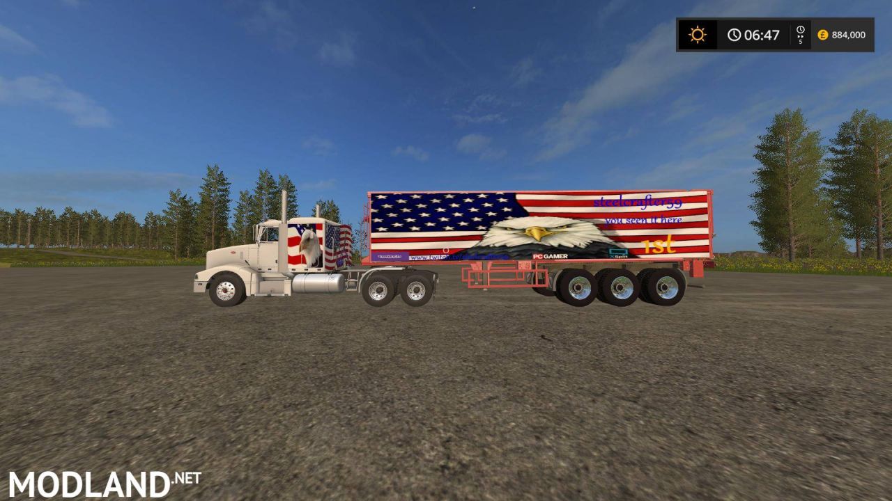 Steelcrafter59 logo truck and trailer