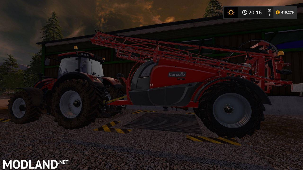 Stilla 460 dyeable sprayer with beacons