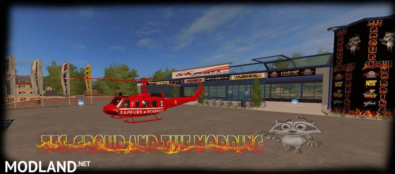 TFSG Bell UH1D SAPEURS POMPIERS TFSGROUP