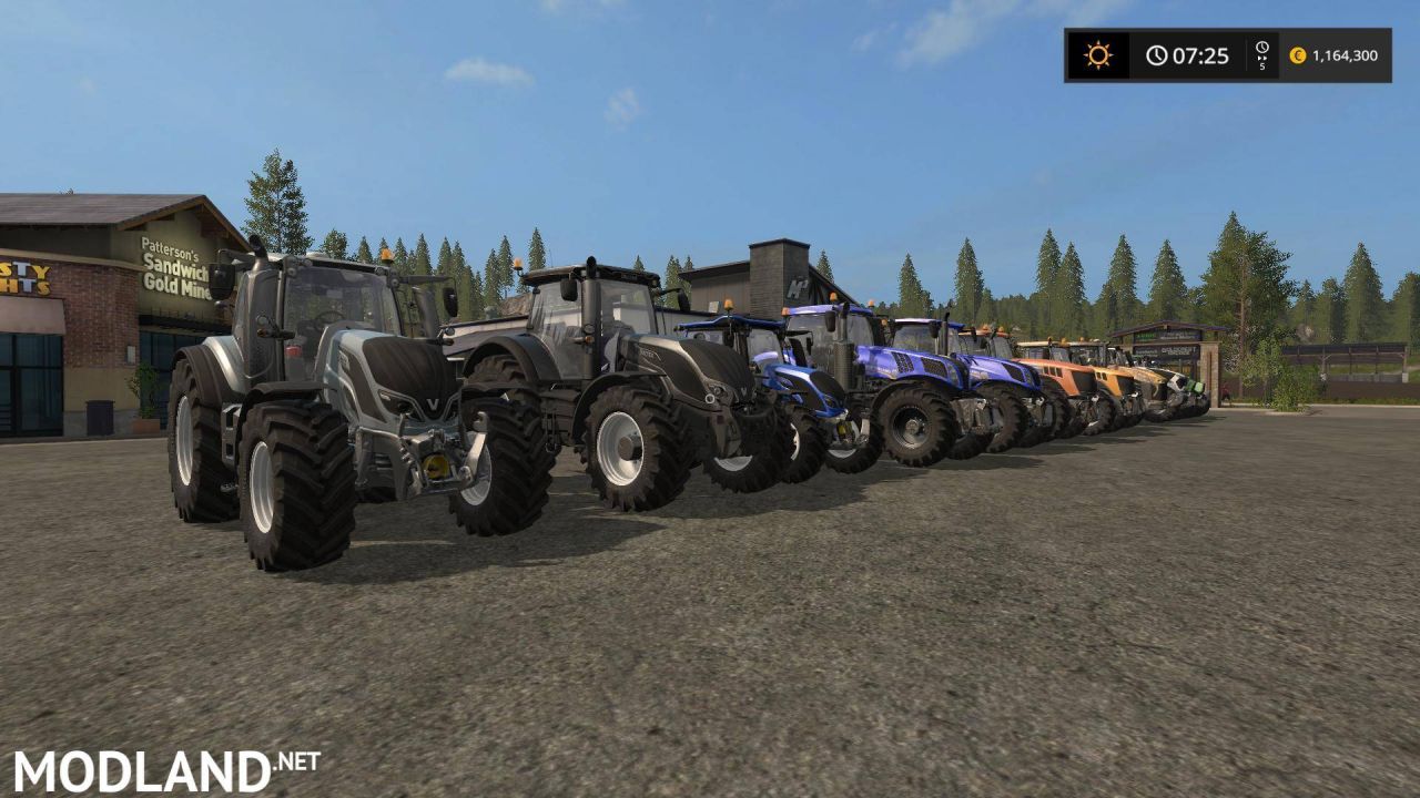 Tractor Pack with fixed zip files