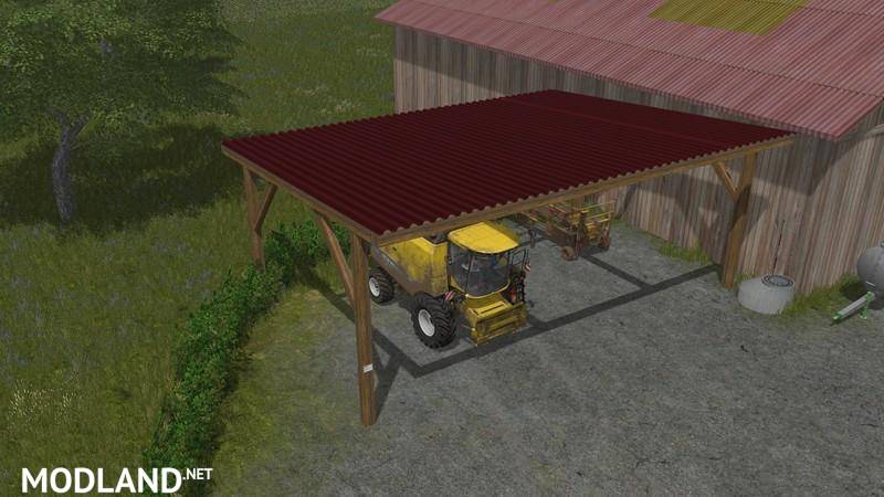 Two placeable shelters