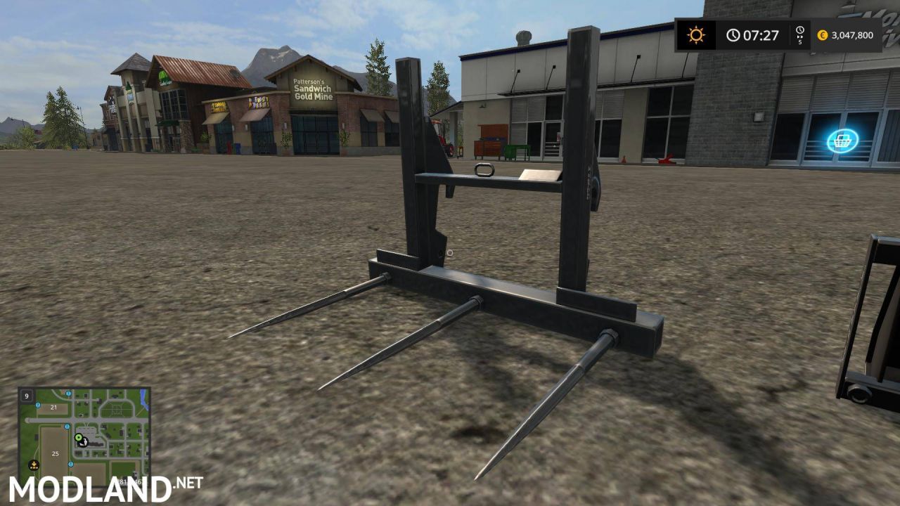 UAL TeleHandler Bale Fork