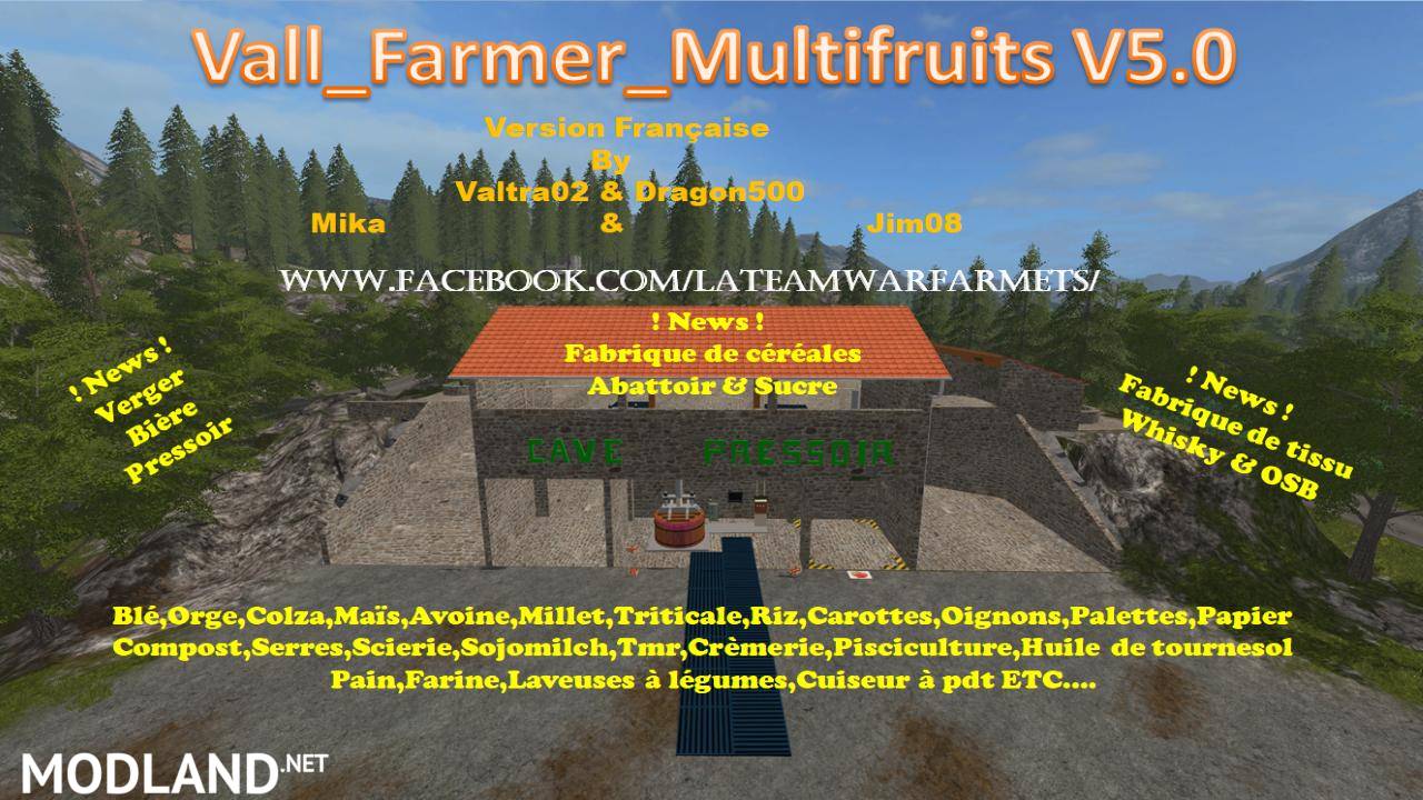 Vall Farmer Map v 5.0 MultiPlayer