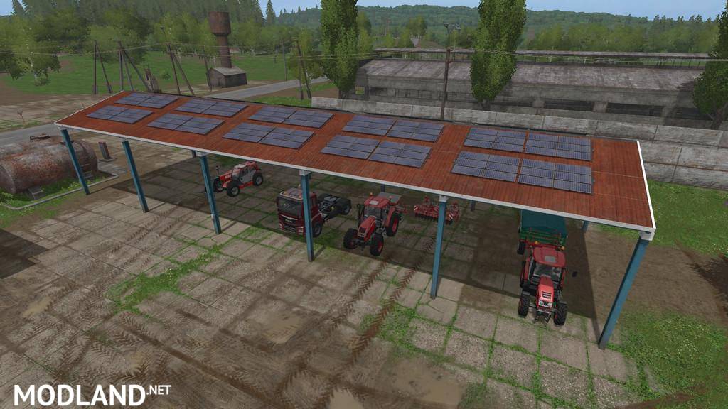 Vehicle Shelter With Solar System