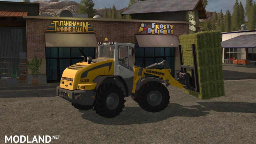Wheelloader Balefork