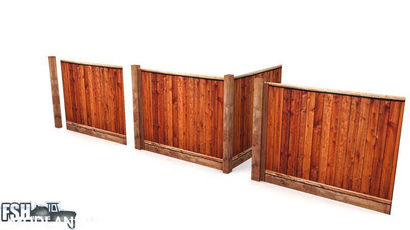Wood fence pack