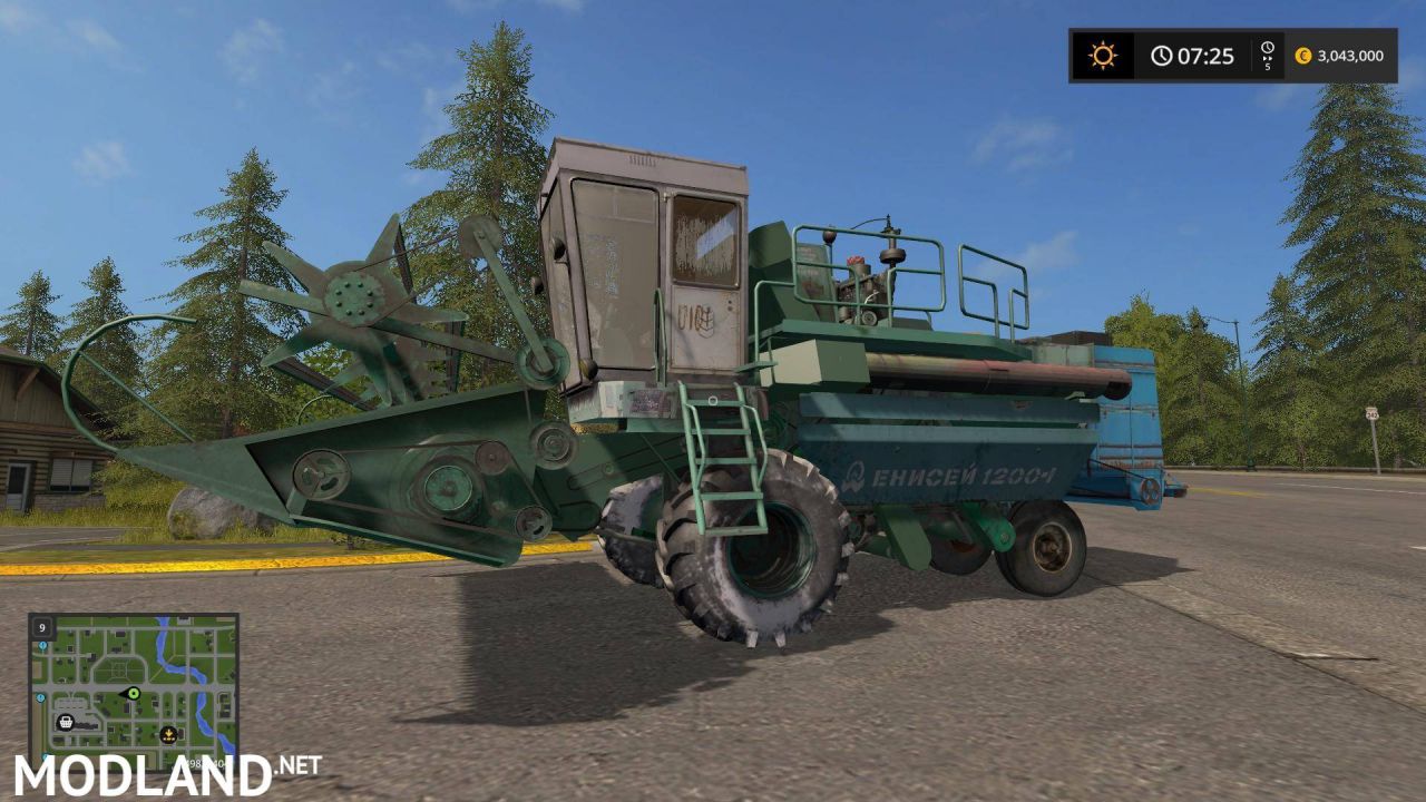 Yenisei 1200 and header
