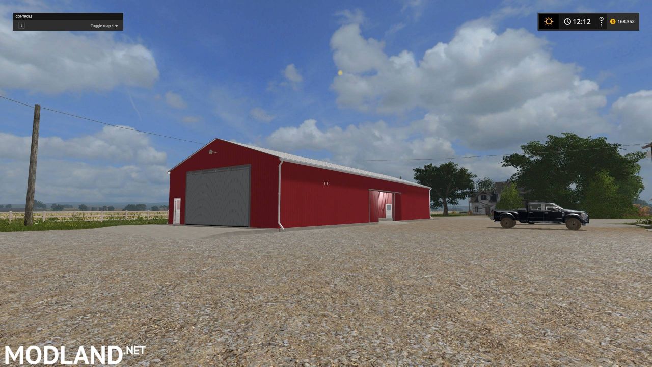 RED SIDING MACHINE SHED – 100X50 (FUNCTIONAL)