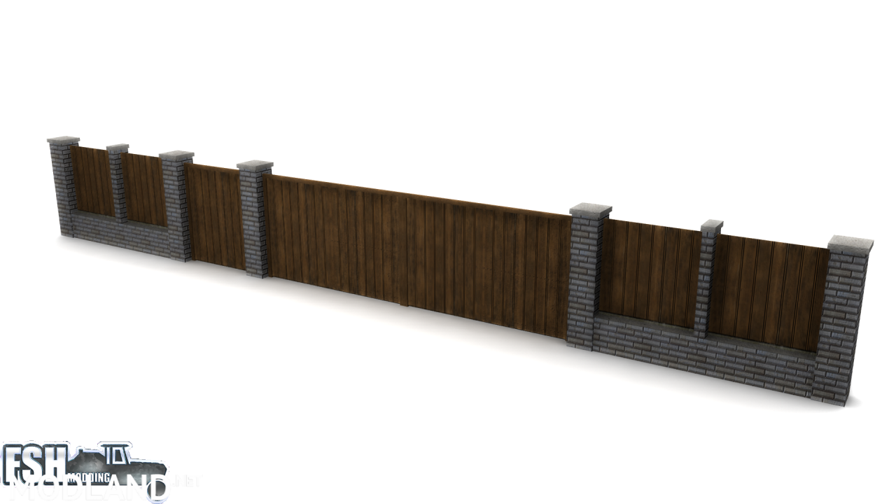 Modern fence