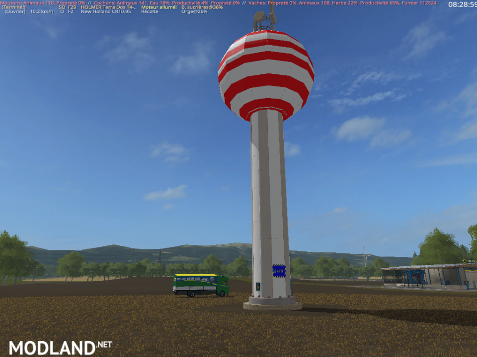 Placeable watertower v 1.5 (RETRAVAILLER BY BOB51160)