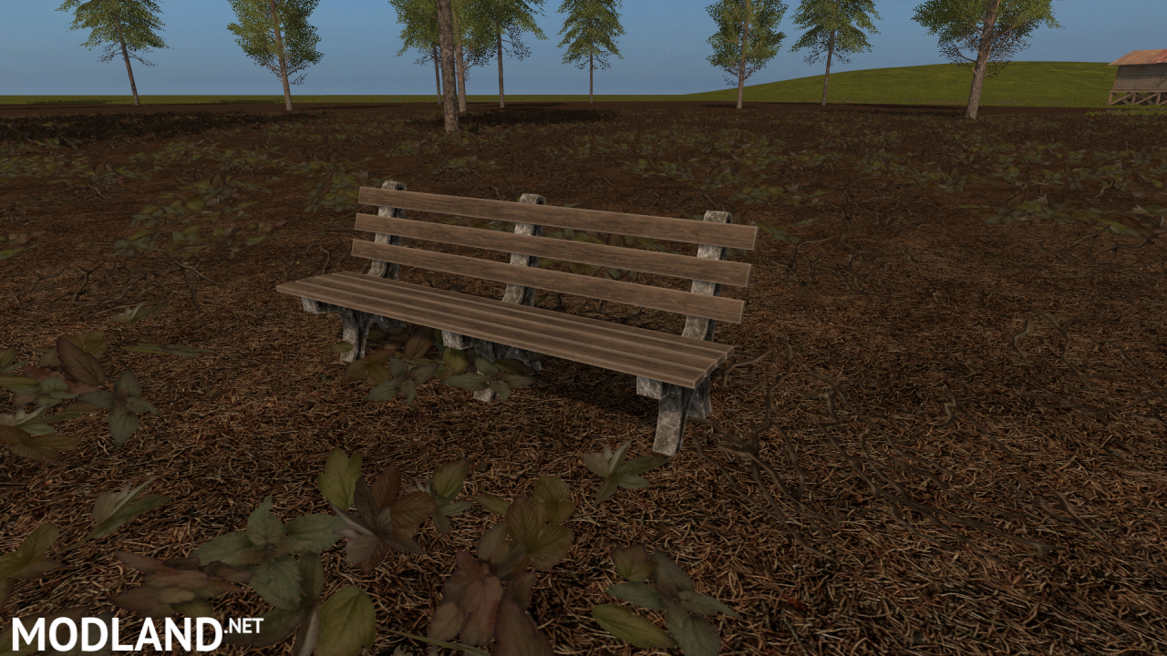 Placeable Park Bench