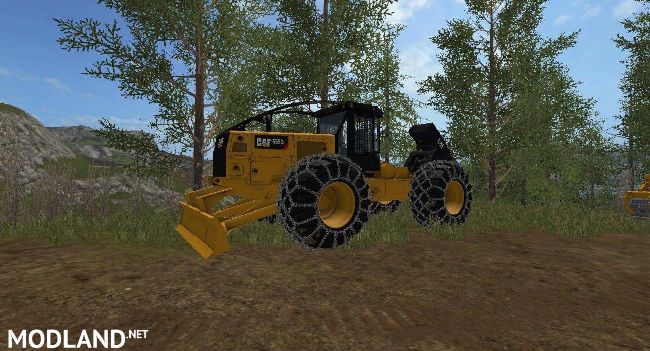 Cat 555D Skidder Release