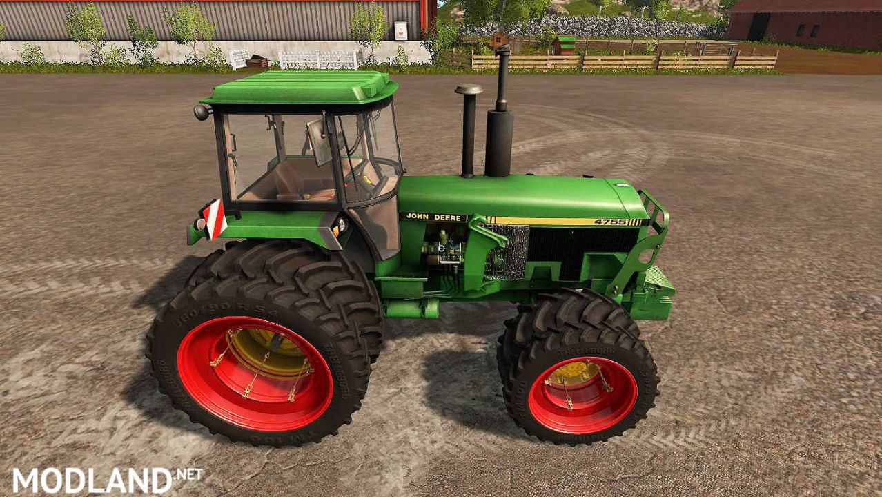 Mod land. John Deere 4755.