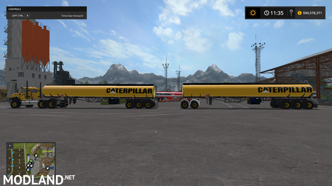 FS17  Tanker with Petro Canada , FlyingJ and Loves and cat skins