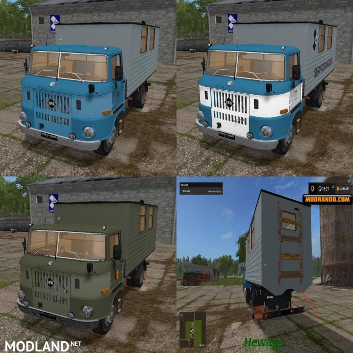IFA W50L LEUTEWAGEN UND WERKSTATTWAGEN