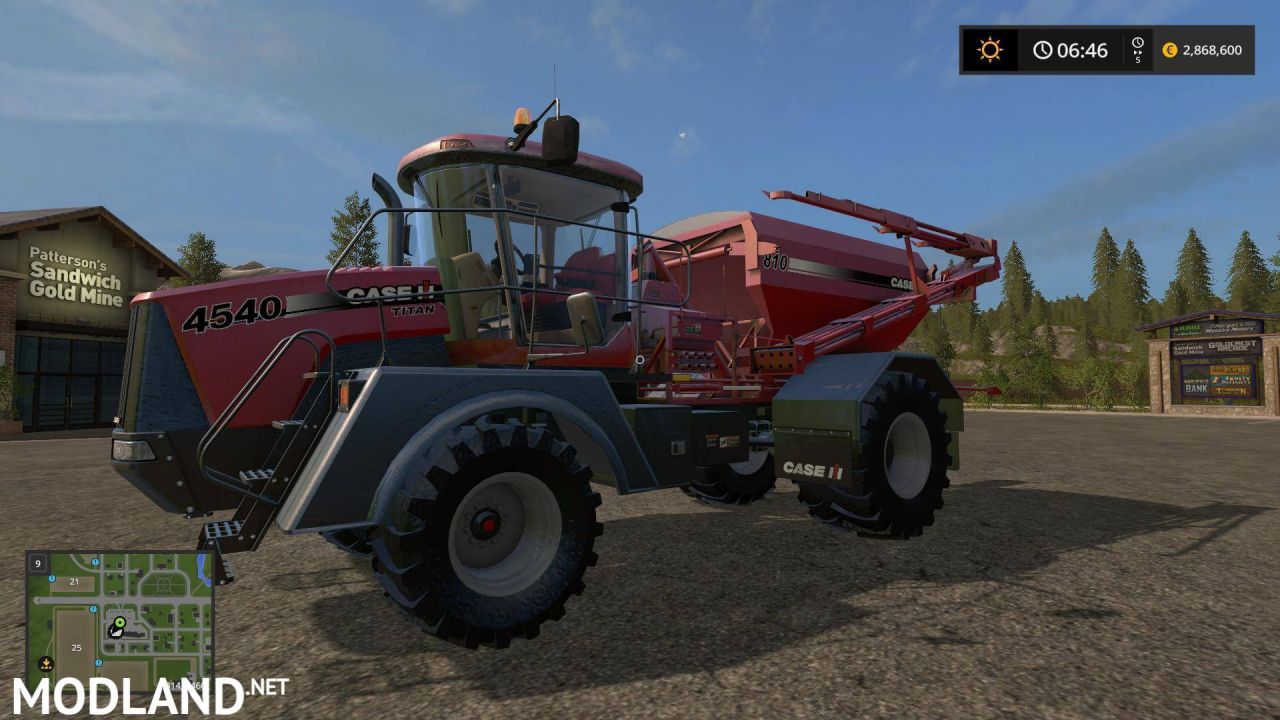 МОД CASEIH TITAN 4540 v 1.0 для Farming Simulator 2017