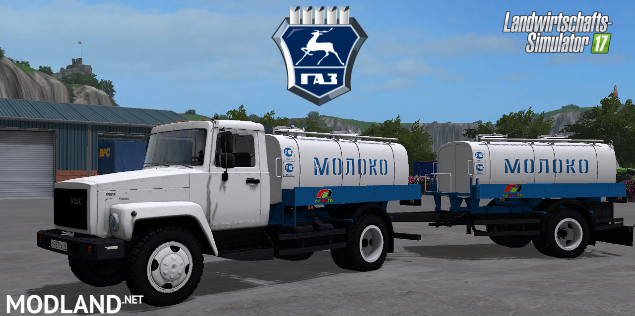 GAZ 3309 Milch und Wasser