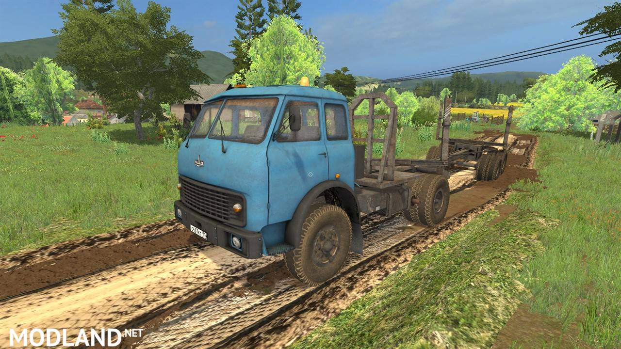 MAZ-504 Forest + Trailer