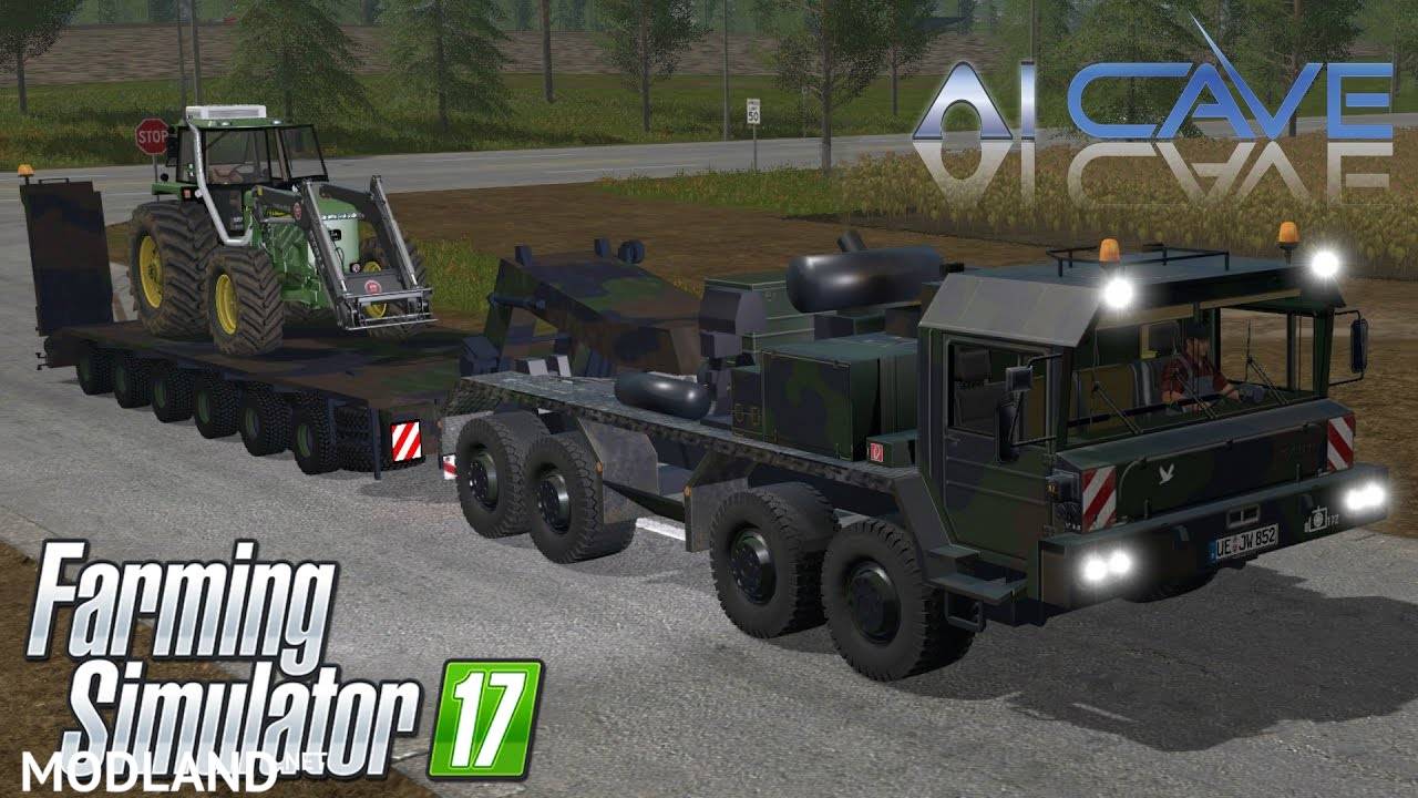 ARMY TRUCK AND TRAILER