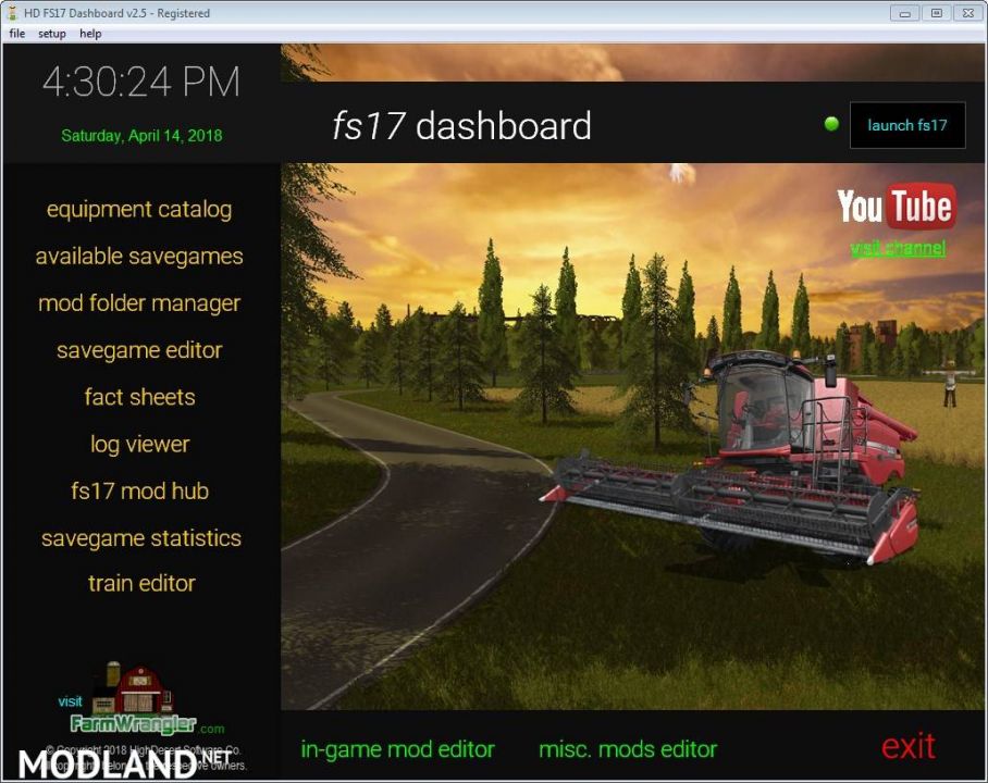 FS17 Dashboard