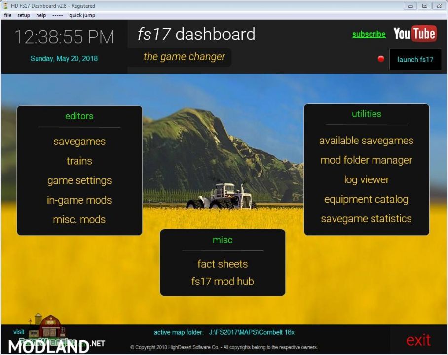 FS17 Dashboard