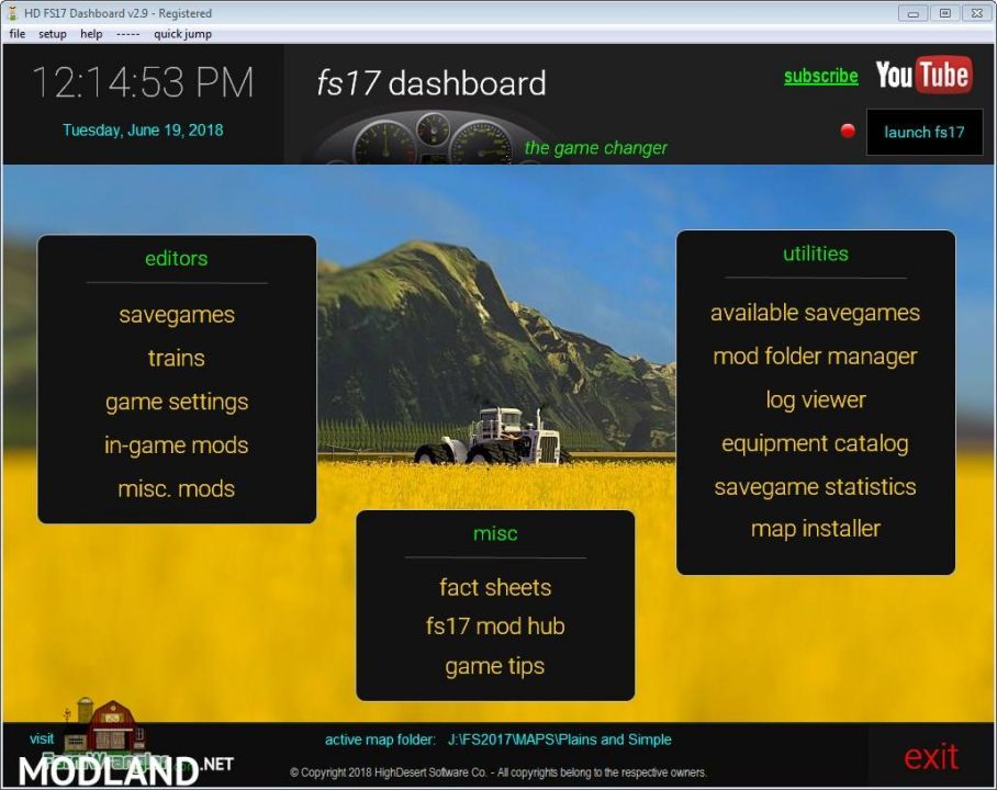 FS17 Dashboard
