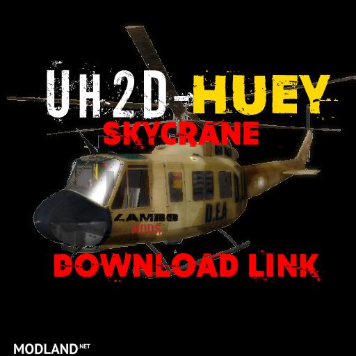 UH2D HUEY DEA HELICOPTER SKYCRANE