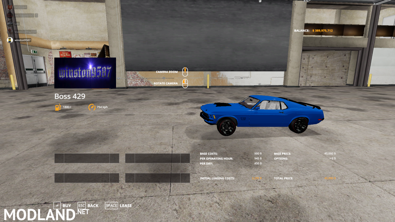 Fs19 Mustang 429