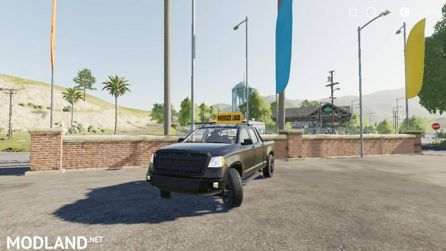 Oversize Load Escort Truck