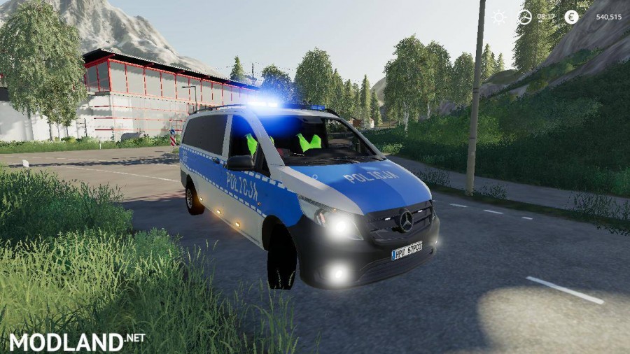 Radiowoz Policji Bus