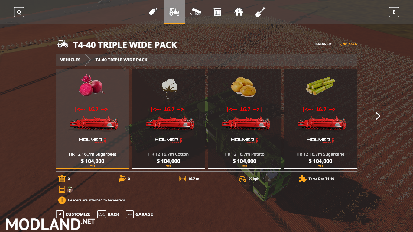 Triple Wide T4 40 Multifruit Pack V1612 Fs 19 1190