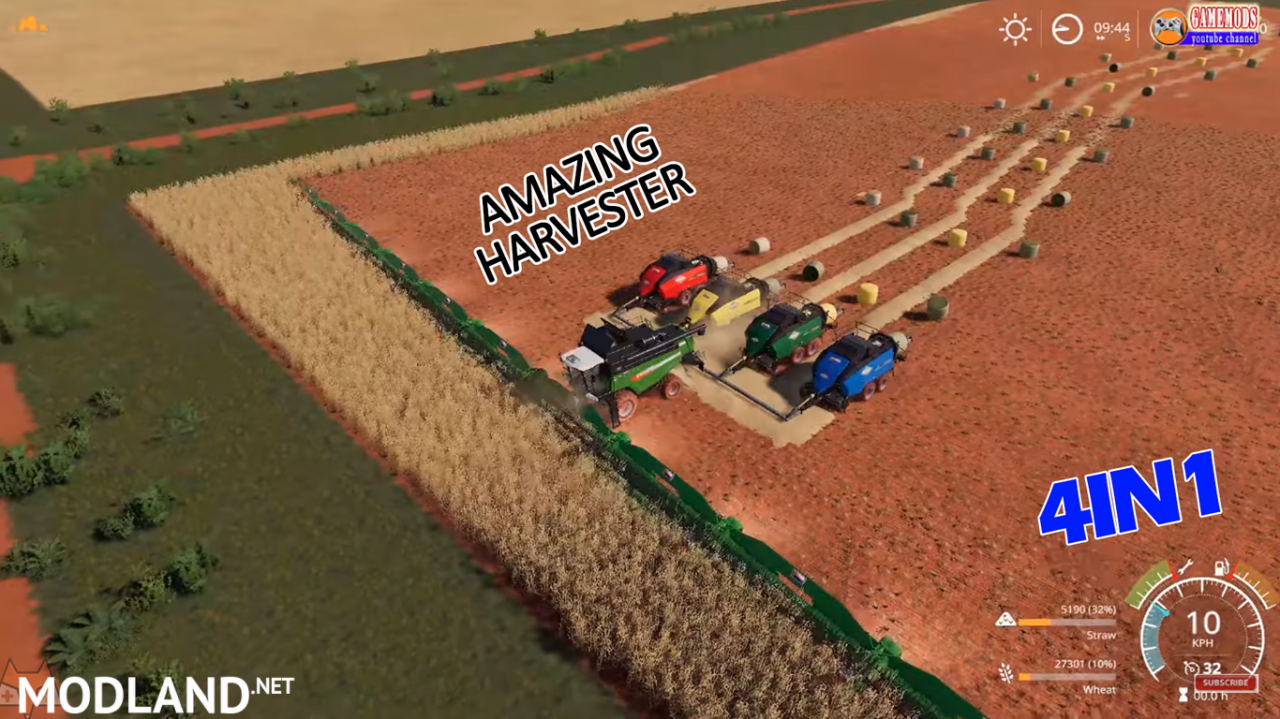 4 in 1 Crazy Agco Harvester Pack