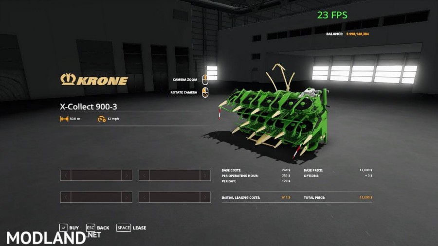 Krone x collect 50 meter