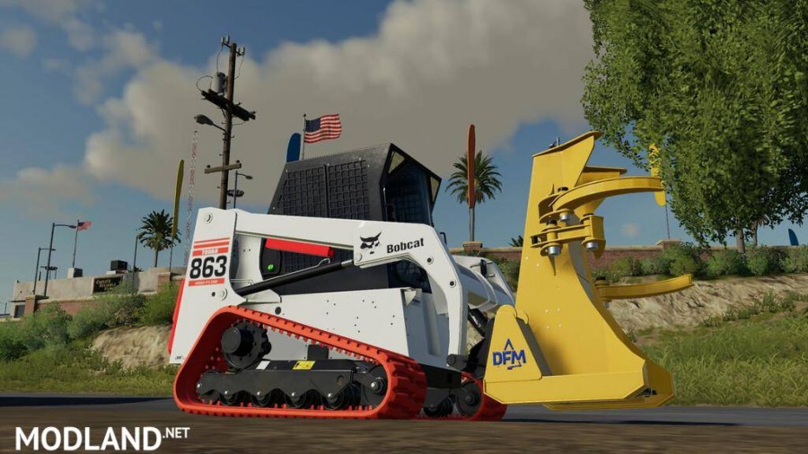 Bobcat 863 Turbo With Bobcat Shovel