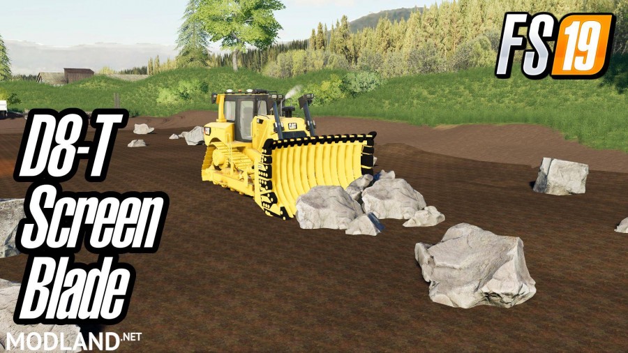 Screen Blade For Cat D8-T Dozer