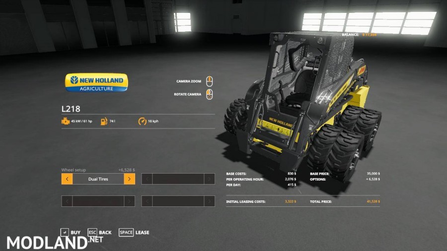 Duallies for L218 SkidLoader