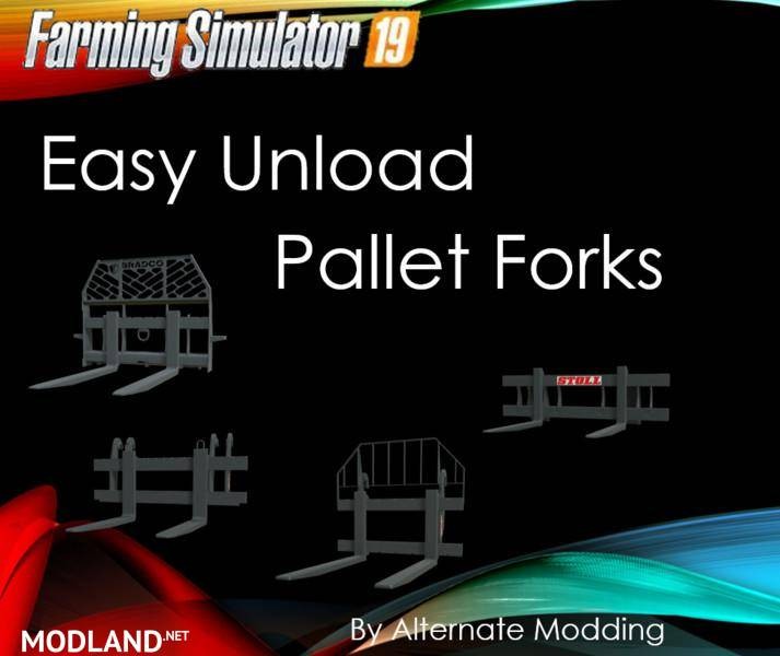 Easy Unload Pallet Forks