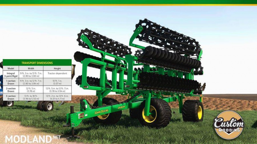 John Deere high speed disk