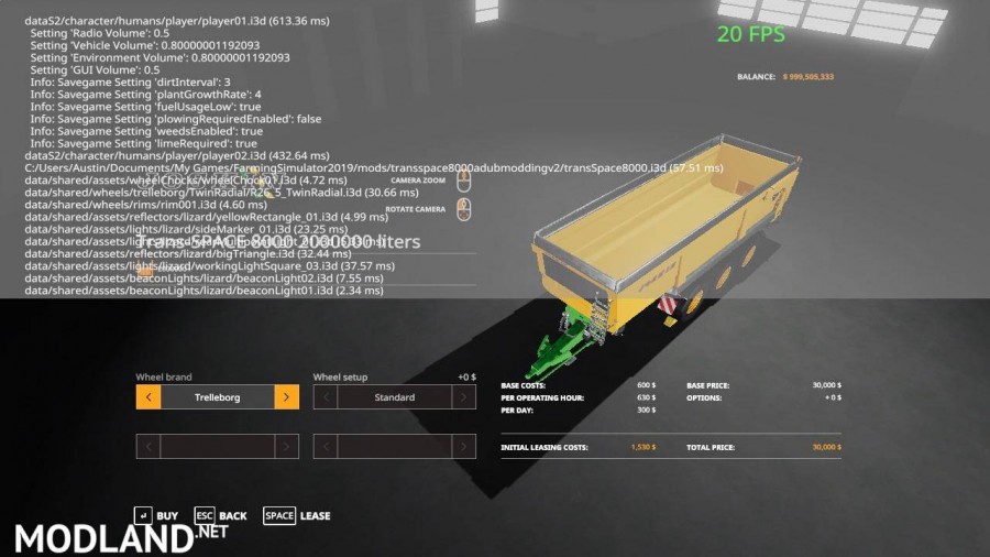 Joskin transpace 8000
